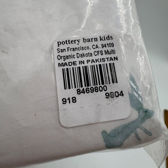 Pottery Barn Dakota fitted Baby Crib Sheet Organic new in package - Picture 4 of 10